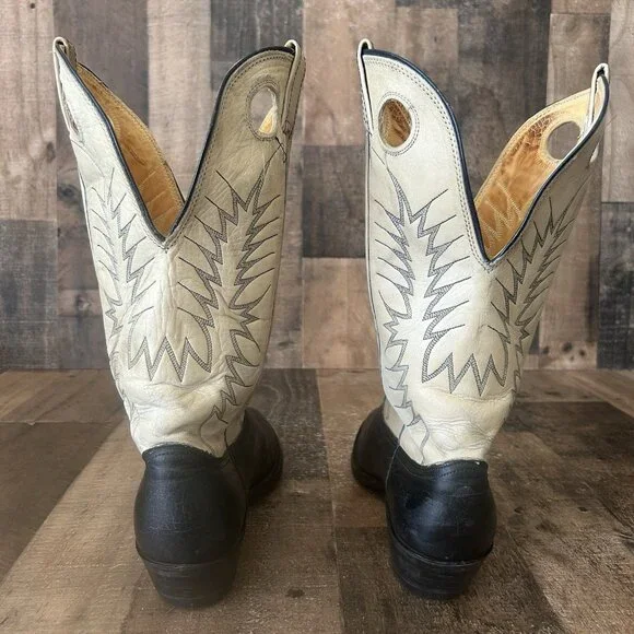 Nocona Vintage Western Cowboy Boots Mens 9 D